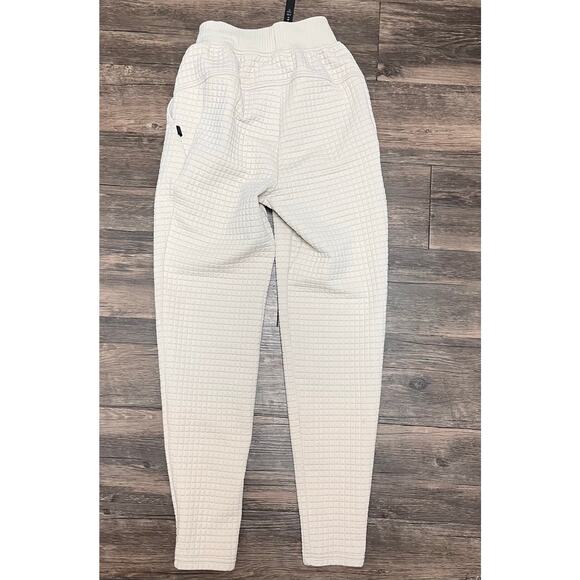 Lululemon Lab Textured Grid HR Jogger 28 Muslin Cream Size 0 Waffle Athleisure - Picture 5 of 10